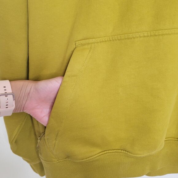 Nike Mens ACG Pullover Fleece Hoodie Moss Heavyweight Size Medium Zip Pockets - Picture 12 of 16